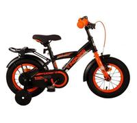 Thombike 12 Pouces Vélo Enfant Orange Noir 3-4,5 Ans Vélo Avec Roues D'Appui