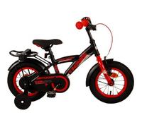 Thombike 12 Pouces 21,5 cm Garçon Frein à rétropédalage Noir/Rouge