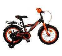 Thombike 14 Pouces Vélo Enfant Orange Noir 3,5-5 Ans Vélo Frein À Rétroaction