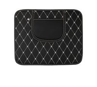 THOMIX 2 Pièces Tapis Anti-Coups De Pied pour SièGe ArrièRe De Voiture pour Volkswagen VW T-Roc Crossover R-Line Cabriolet, Anti-SaletéDossier en Cuir Coussinets Anti-Coup de Pied,Short-Black