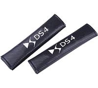 THOMIX 2 pièces Voiture Protège Ceinture de Sécurité Coussin pour Citroen Ds4, Doux Confortable Épaulière Coussin de Protection Voiture Accessoires,C White