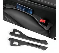 THOMIX 2 Pièces Voiture Siège Bouchon D'éCart pour Volkswagen VW Golf 5 6 7 8 GTE GTI GTD, Bande de Remplissage d'espace Siège de Voiture, Voiture Intérieur Accessoires,A Black