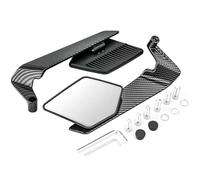 THOMIX Rétroviseur Moto pour Honda ADV350 ADV 350, Réglable Rétroviseurs Latéraux de Moto, Aluminium CNC, ourner Réglable Winglet Kit Miroirs, Accessoires Moto,B Carbon Fiber