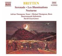 THOMPSON BOURNEMOUGH - BRITTEN SERENADE FOR TENOR / - CD - E600z