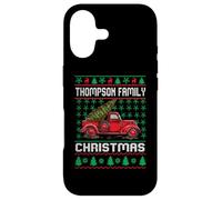 Thompson Family Ugly Christmas Sweater Red Truck Funny Xmas Coque pour iPhone 17