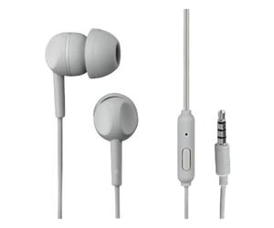 Thomson 132481 écouteur/casque Avec fil Ecouteurs Appels/Musique Gris