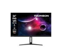 THOMSON 24 Pouces Moniteur Gaming Full HD, Panneau IPS 180 Hz, Temps de réponse 1 ms, Double HDMI, Adaptive Sync, Montage VESA 75x75, Noir, M24FG2Y14