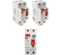 Thomson - 3 Interrupteurs différentiels à vis - 30mA type A 63A NF