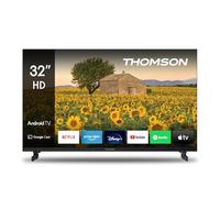 THOMSON 32 Pollici (80 cm) LED HD Smart Android TV, Google Assistant, Wi-FI, Dolby Digital, Bluetooth, Triple-Tuner (Cavo/Satellite/Antenna), HDMI, CI Pannello- 32HA2S13
