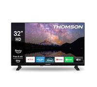 THOMSON 32 Pouces (80 cm) HD LED Fire Smart TV avec Commande vocale Alexa, AirPlay, Triple Tuner (Câble-Satellite-Antenne), Bluetooth 5.0, Ports HDMI et USB, Entrée AV, CI, USB - 32HF2S34