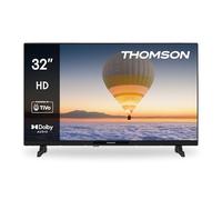 THOMSON 32 Pouces (80 cm) HD Smart TV, Wi-FI, Contrôle Vocal, HDR10, Dolby Audio, Triple-Tuner (Câble-Satellite-Antenne), HDMI, USB, 1 GB RAM, 4 GB Flash - 32HT2S35