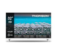 THOMSON 32 Pouces (80 cm) LED HD Blanc Easy TV - Non Smart - Hotel Mode, USB, HDMI, Triple-Tuner (Câble/Satellite/Antenne), CI Panneau - 32HD2S13W