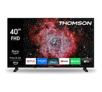 THOMSON 40 Pouces (100 cm) Full HD LED Smart TV avec Fire TV, commande vocale Alexa, AirPlay, Wi-Fi, HDR10, Dolby Audio, Triple Tuner (Câble/Satellite/Antenne), Bluetooth 5.0, HDMI, USB, CI+ Noir G