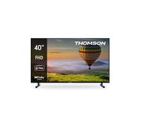 THOMSON 40 Pouces (101 cm) Full HD LED Smart TV, Wi-FI, Commande vocale, HDR10, Dolby Audio, Triple Tuner (Câble-Satellite-TNT), HDMI, USB, 1.5GB RAM, 8GB Flash - 40FT2S15