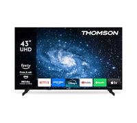 THOMSON 43 Pouces (109 cm) 4K UHD LED Smart TV avec Fire TV, Commande vocale Alexa, AirPlay, Wi-FI, Triple Tuner(câble/Satellite/antenne), Bluetooth 5.0, HDMI, USB, AV in, CI+, 43UF4S35