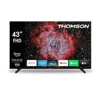 THOMSON 43 Pouces (109 cm) Full HD LED Smart TV avec Fire TV, Commande vocale Alexa, AirPlay, Wi-FI, Triple Tuner(câble/Satellite/antenne), Bluetooth, HDMI, Ports USB, AV in, CI+, 43FF2S34
