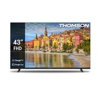 THOMSON 43 Pouces (109 cm) LED Full HD Google Smart TV, Wi-FI, Dolby Vision IQ, Dolby Atmos, HDR10, Bluetooth 5.1, Triple-Tuner (Câble-Satellite-Antenne), HDMI, CI, A Plus Panneau - 43FG2S14