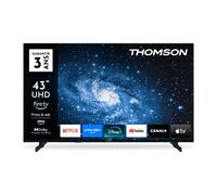 Thomson 43UF4S35 - 43" (109 cm) UHD LED Fire TV avec Commande vocale Alexa, Bluetooth 5.0, Ports HDMI, USB, AV in, CI+, USB