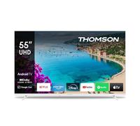 Thomson 55"" (139 cm) - TV LED -Blanc- 4K UHD - Smart TV Android - Wifi - Netflix, Prime Video, Disney+ -55UA5S13W-