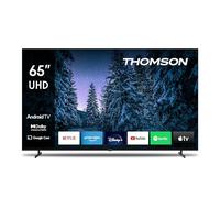 THOMSON 65 Pouces (164 cm) QLED Smart Android TV, Google Assistant, Wi-FI, Dolby Digital, Bluetooth, Triple-Tuner (Câble/Satellite/Antenne), HDMI, CI+, A+ Panneau - 65QA2S13