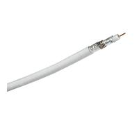 Thomson Câble coaxial (100 dB, longueur de câble de 50 m, triple blindage) Blanc