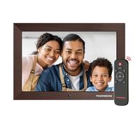 THOMSON Cadre Photo Numérique 10,1 Pouces avec télécommande, écran Tactile HD IPS 1280x800 Cadres Photo Numérique, avec contrôle par Bouton Physique, Jouer de la Musique, Photos et vidéos