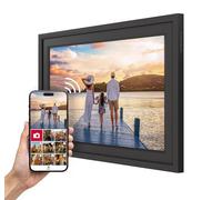 Thomson Cadre Photo Numérique 10 Pouces, Écran IPS, Écran Tactile HD, WLAN, Partage Direct Via App, Fonctions Intelligentes, Cadre Photo Électronique avec 32 Go de Mémoire, Rotation Automatique