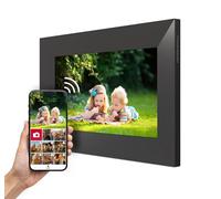 Thomson 7 Pouces Cadre Photo Numérique Noir Résolution HD 1024 IPS Tactile, WiFi, Rotation Automatique, Multiutilisateur, Vidéo, Diaporama