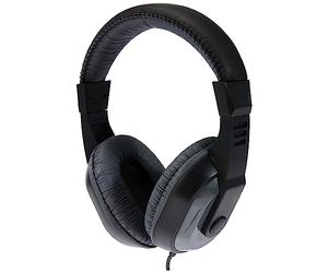THOMSON Casque HED2006BK/AN (Circum-aural, câblage uni-latéral, Over-The-Ear, Serre-tête, avec Fil, 20-20000 Hz, 1,2 m) Noir