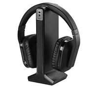 Thomson Casque sans fil TV "WHP5327" (Over-Ear, pour TV/Hifi/Smartphone/Tablette/Ordinateur portable, avec station de charge, portée sans fil 20 m) Noir