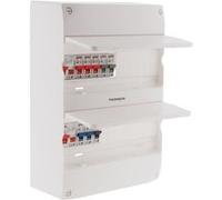 Thomson - Coffret électrique pré-équipé 2 rangées + 8 disjoncteurs + 2 interrupteurs G