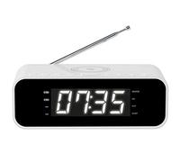 Thomson CR221I Radio portable Horloge Numérique Blanc - Radios portables (Horloge, Numérique, FM, Blanc, Uniforme, Secteur)