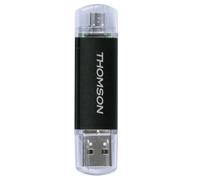 Thomson Dual 32GB lecteur USB flash 32 Go USB Type-A 2.0 Noir, Gris