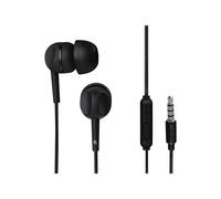 Thomson EAR3005BK - Écouteurs avec micro - intra-auriculaire - filaire - jack 3,5mm - noir