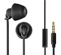 Thomson EAR3008BK Piccolino Écouteurs intra-auriculaires filaire noir Noise Cancelling micro-casque, volume réglable