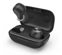 THOMSON Ecouteurs Bluetooth sans Fil (Ecouteurs Bluetooth Stéréo, TWS, Micro, Station de Charge, IPX4, Ecouteurs Intra-Auriculaire, Grande Autonomie, Port Micro USB, Controle Vocale+Tactile) Noir