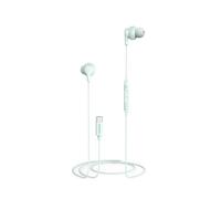 THOMSON Ecouteurs Filaire USB-C pour iPhone 15 / Samsung (écouteurs Intra-Auriculaires filaires avec Micro, Cable 1.2m, Multi Contrôle, Compatible Siri et Google Assistant) Turquoise