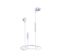 THOMSON Ecouteurs Filaire USB-C pour iPhone 15 / Samsung (écouteurs Intra-Auriculaires filaires avec Micro, Cable 1.2m, Multi Contrôle, Compatible Siri et Google Assistant) Violet