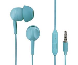 Thomson Ecouteurs filaires "EAR3005TQ" (filaire, intra-auriculaire, microphone, 20 - 20000 Hz, prise jack 3,5 mm) Turquoise