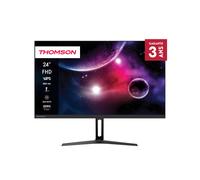 THOMSON 24 Pouces Moniteur Gaming Full HD, Panneau IPS 180 Hz, Temps de réponse 1 ms, Double HDMI, Adaptive Sync, Montage VESA 75x75, Noir, M24FG2Y14