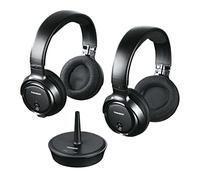 THOMSON Kit Casque sans Fil TVWHP3203D (on-Ear, pour TV/HiFi, Circum-aural, supprimer Bruit Fond, 100 m) Noir