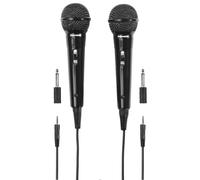 Thomson M135D Lot de 2 Microphones dynamiques pour karaoké