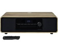 Thomson MIC300IDABBT ensemble audio pour la maison Système micro audio domestique 60 W Noir, Bois