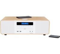 THOMSON Micro Chaîne Bluetooth Lecteur CD, Enceinte HiFi 50W, Radio FM, Chargeur Smartphone sans-Fil Induction Compatible Iphone et Samsung Galaxy, Port Aux et USB, MP3 - MIC201IBT