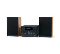 Micro Chaîne - THOMSON - Bluetooth - Radio - CD - MP3 - USB - DAB - Bois et noir