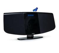 THOMSON Micro-chaîne MIC400BT Bluetooth 5.3 Radio FM 30W Réveil Vintage Noir CD USB AUX Télécommande + clé USB 32 gigas inclus