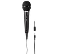 THOMSON Microphone Dynamique M150 (fiche Jack 3,52 mm, Longueur de câble 3 m, Party) Noir