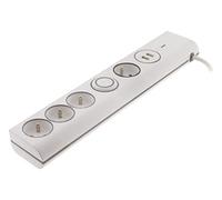 Thomson Multiprise parafoudre 4 prises 16A + 2 USB