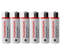 Thomson - Pack de 6 Piles alcalines LR06 AA 1,5V