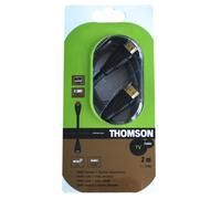 Thomson Premium Câble HDMI 2m 3D 1080p Full HD TV pour Bd Récepteur PC LCD LED